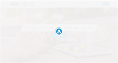 Desktop Screenshot of apechecks.com