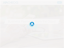 Tablet Screenshot of apechecks.com
